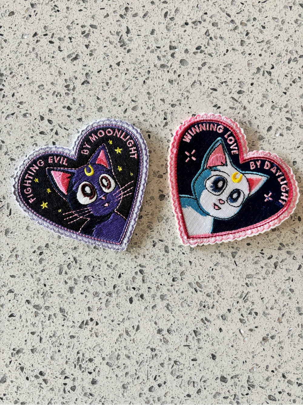 Sailor Moon Embroidered Patch Set